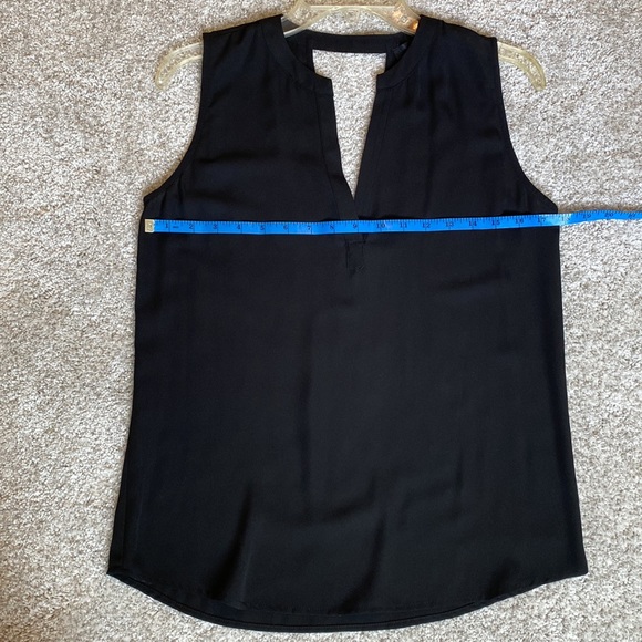 Ro&De black v-neck sleeveless blouse top. XS - Picture 5 of 6